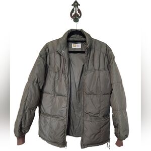 Vintage Hirsch Weis Goose Down Quilted Puffer Jacket Size Medium